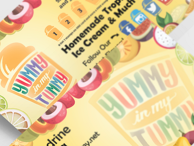 Yummy In My Tummy Ice Cream Parlor | Branding Identity