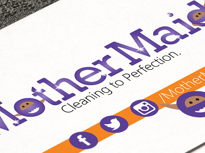 Mother Maidi Cleaning Company | Logo Design alexdogum dc logo designer dmv logo designer dogumdesign freelance graphic designer logo designer logo designs maryland maryland graphic designer maryland logo designer md graphic designer
