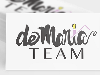 DeMaria Team / Real Estate Agent | Logo Design alex dogum alexdogum dc dogum design dogumdesign graphic designer maryland maryland md rockville silver spring washington dc