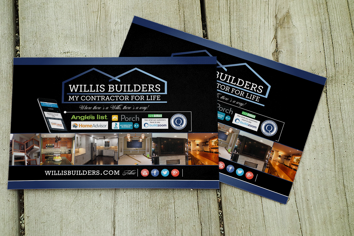 Willis Builders Inc Digital & Print Branding by Alex Dogum ...