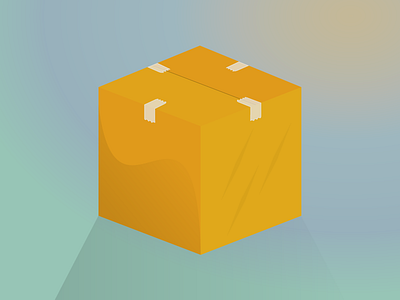 Moving Box Illustration