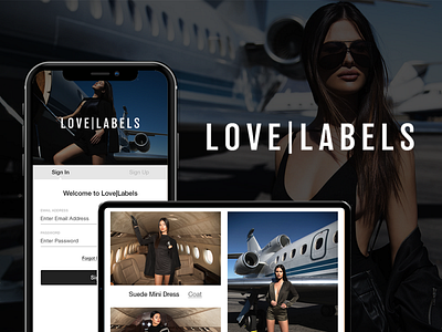 Love|Labels - Ecommerce Women's Fashion Application and Website android app app development design graphic design ios app logo ui ux