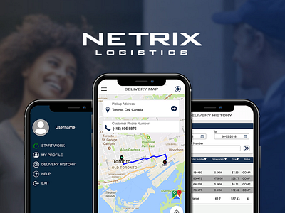 Netrix Logistics android app app development design graphic design ios app logo ui ux