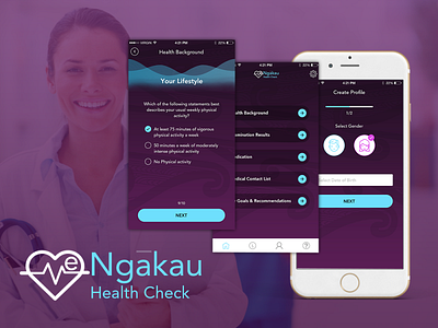 Health Diagnostic App android app app development booking graphic design health app healthcare icon illustration ios app logo native app ux