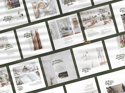 Free - Agnibrata Instagram Post Template blogger branding clean creator green home influencer marketers minimalist photographer sokilgobstudio sweet template ui warm writer