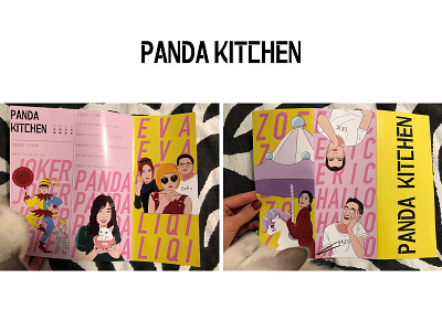 Panda Kitchen invitation photo in kind
