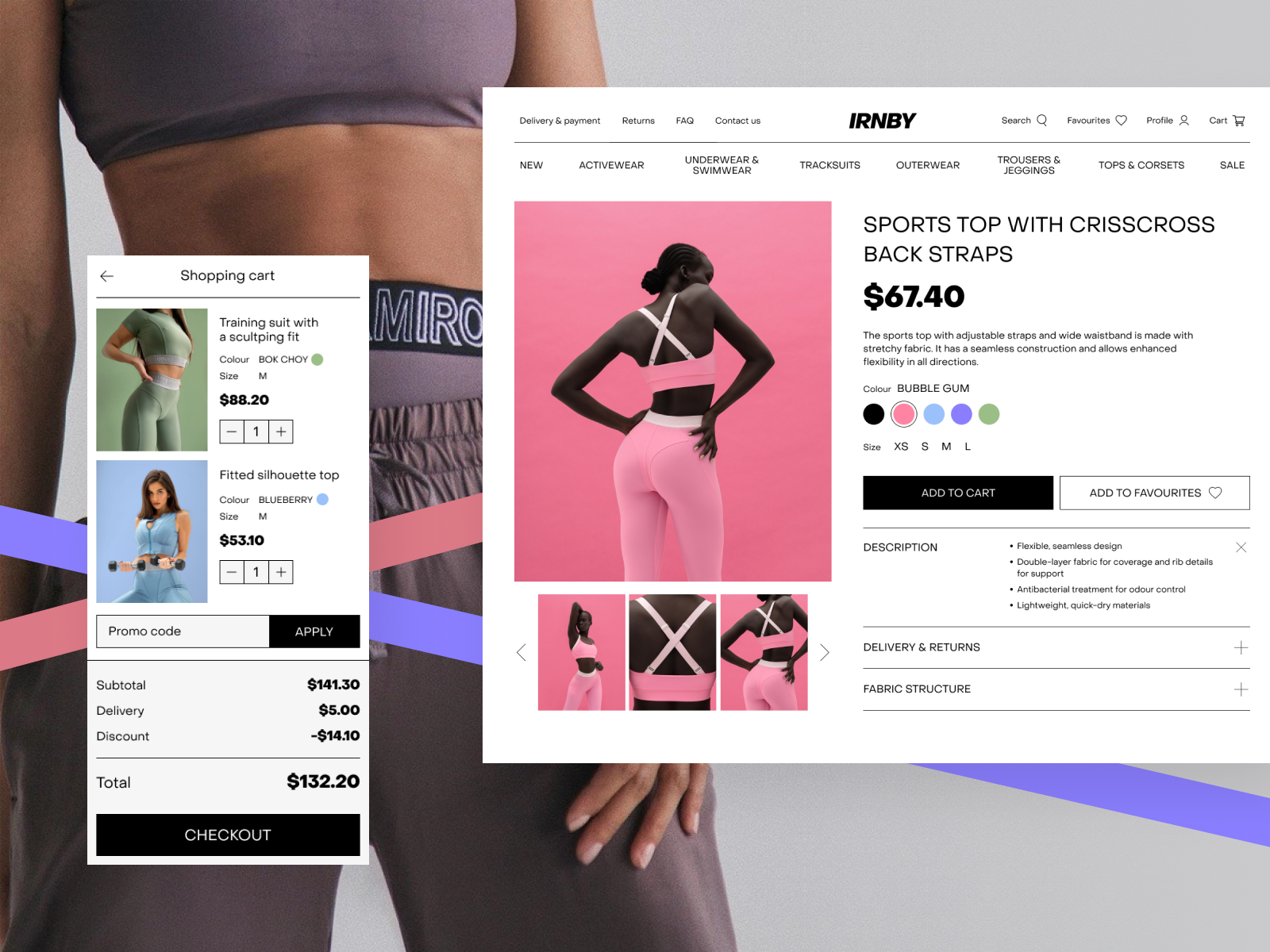IRNBY — Fashion e-commerce website by Victory Yorsh on Dribbble