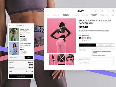 IRNBY — Fashion e-commerce website