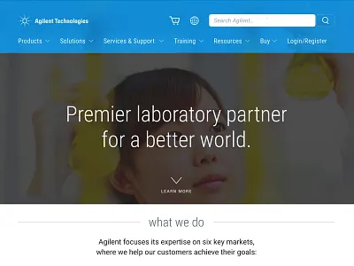 Agilent rwd ui ux