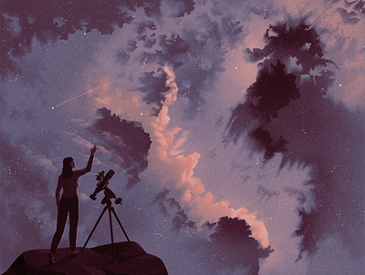 BBC Sky At Night bbc colour graphic illustration nebula space stars texture