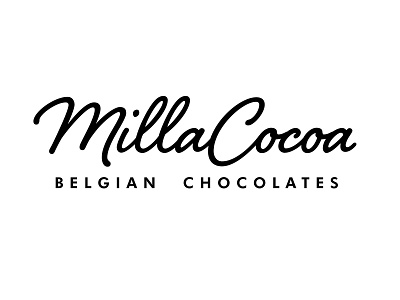 MillaCocoa brand branding design food branding logo logotype packaging typography