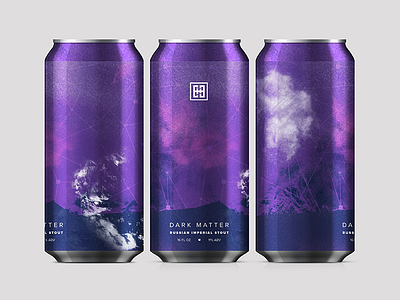 Dark Matter Russian Imperial Stout beer beer can beer packaging can design dark matter galaxy packaging space tallboy universe