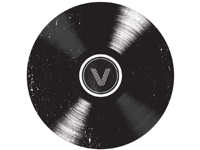 Vinyl logo music venue vinyl