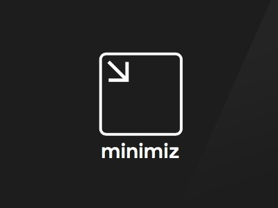 minimiz fiction logo minimal minimize squarespace