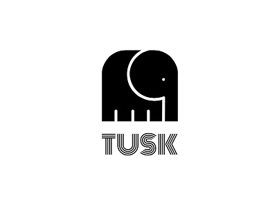TUSK elephant fiction logo squarespace tusk