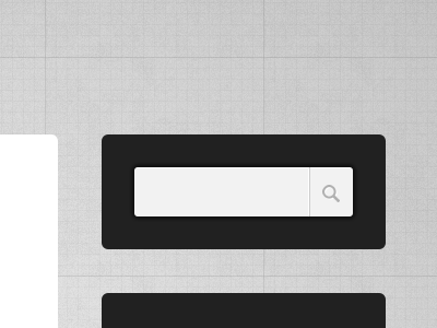 Search w/ touchy bits border radius clean css3 form search white