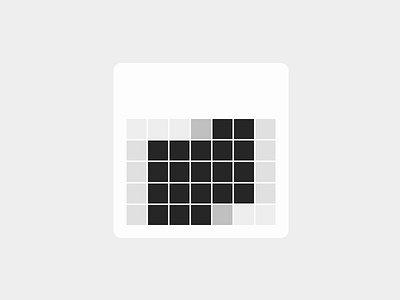 20 Days calendar days greyscale square time