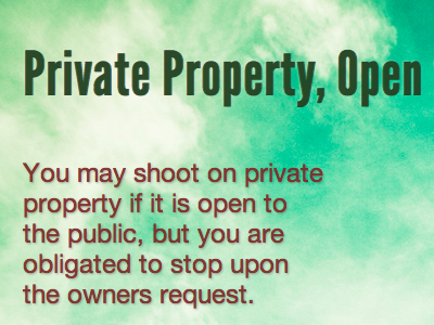 Private Property, Open ebook epub helvetica html5 ipad league gothic