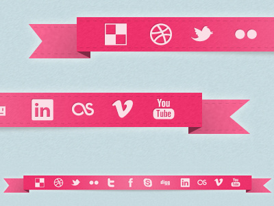 Social Ribbon pink ribbon social social media twitter website wordpress