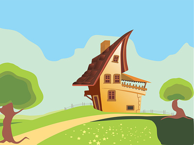 animated house