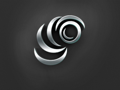 silver 3d metallic logo 3d animation 3d logo design branding circle logo illustration illustration vector icon illustrator logo design logodesign vector