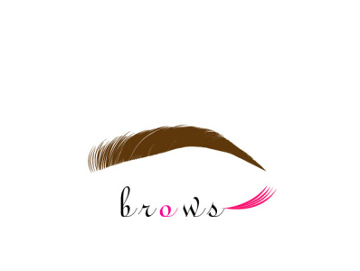 eyebrow logo branding circle logo clean feminine logo illustration illustration vector icon logo design logodesign vector
