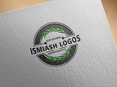 3D paper logo made by ismi_creations 3d art 3d logo brand identity circle logo graphicdesign logo design logodesign logotype vector art vectorlogo