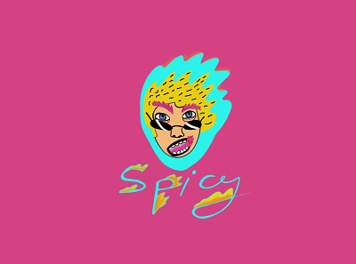 spicy design illustration web