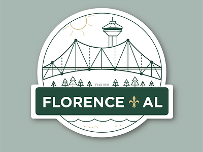 Sticker for Florence, AL