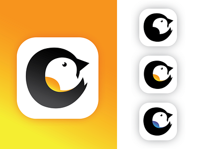 Weekly Warm-Up 4: Penguin animal design dribbble dribbbleweeklywarmup icon illustration logo penguin