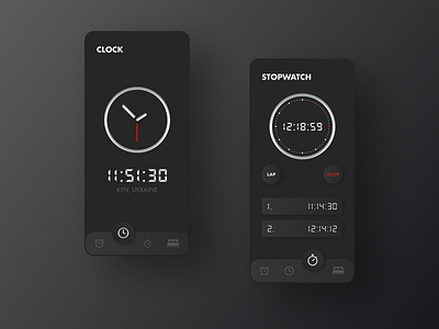 Smart iClock App concept