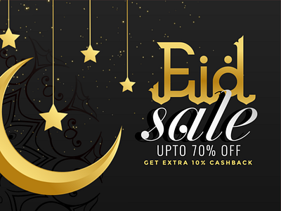 Eid Sale Poster branding design font fonts illustration logo poster typeface typography