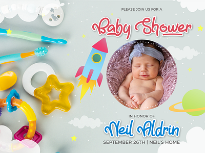 Baby Invitation Poster