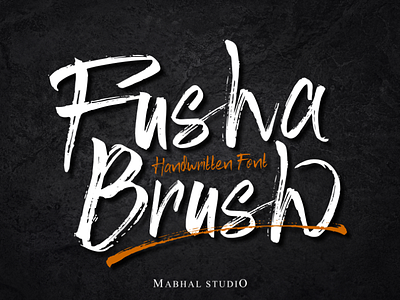 Fusha | Handwritten Font Brush