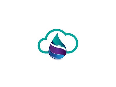 Rain Drop challenge cloud drop logo logo design rain server