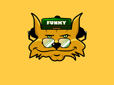 Funky Cat art cartoon creativity design illustration logo