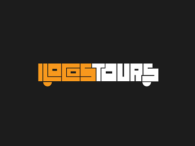 Ilocos Tours custom design font ilocos logo typography