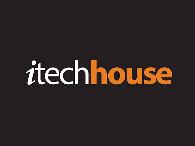 itechhouse Logo design flat gadgets house itech itechhouse logo tech ui