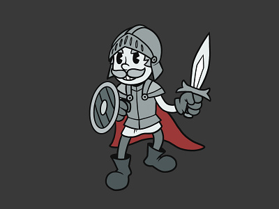 Mustachioed Knight