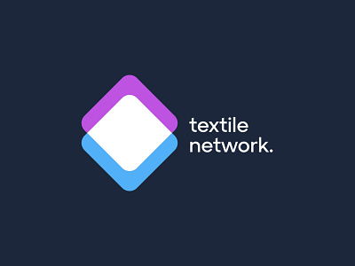 textile network logo branding graphic design illustration layers logo textile