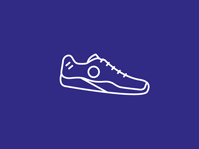 Sneaks icon illustration minimalism shoes sneakers vector