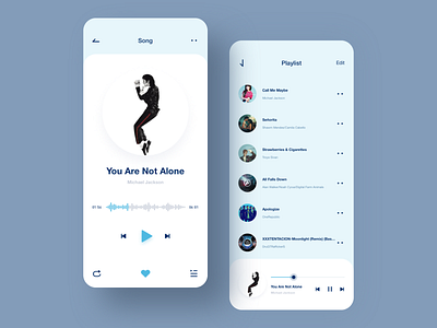 Music Player App app artist clean design layout like minimal modern music music app music player app play player playlist sing singer song star ui ux