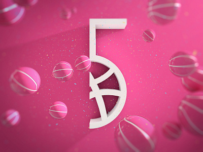 5th Birthday for Dribbble