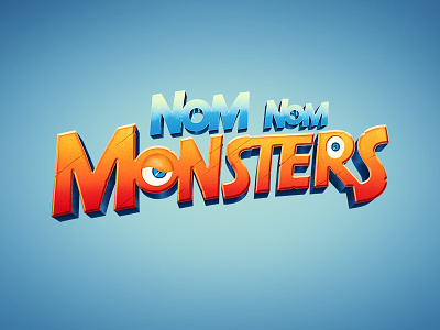 Monster2 branding digitalart game illustration logo typography