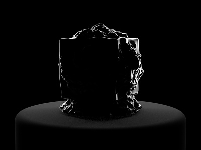 Black sculpture 3d abstract arnold render art artwork cg cgart cinema4d concept design light shadow volume