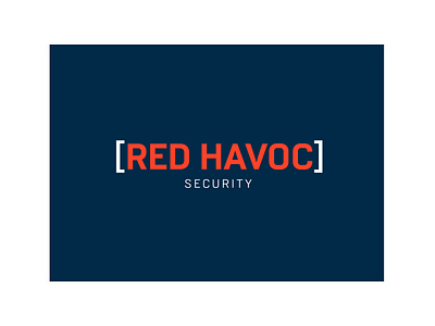 Branding Red Havoc branding and identity branding concept branding design concept design identity design logo typography