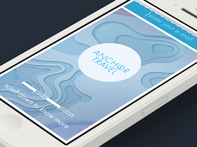 anchor.travel —mobile version anchor geometry ios iphone mobile simple site travel web