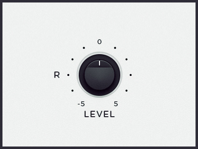 WEGA 51K UI — R Level button dial level ps right ui ux volume wega