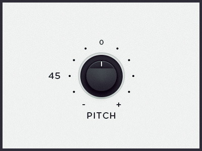 WEGA 51K UI — 45 Pitch 45 button dial pitch ps ui ux wega