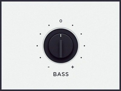 WEGA 51K UI — Bass bass button dial ps ui ux wega